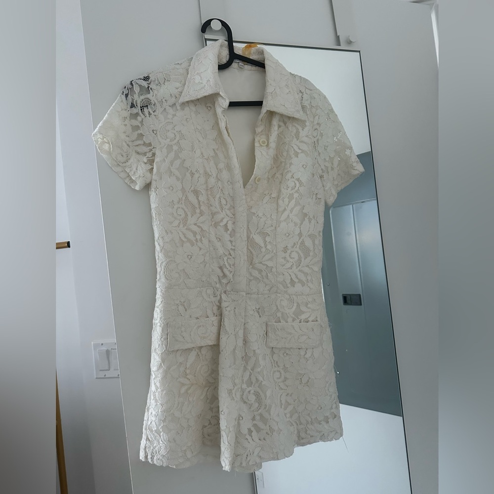 Alexis White Lace Jumpsuit
